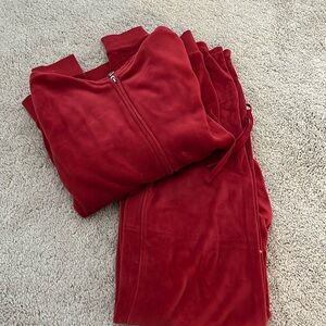 Two piece cotton polyester set